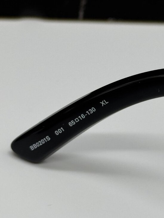 NEW BALENCIAGA BB0201S 001 BLACK OVERSIZED WOMEN SUNGLASSES BALENCIAGA EYEWEAR main image 5